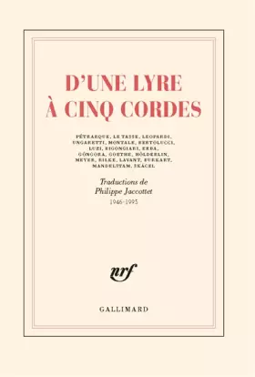 Couverture du produit · D'une lyre à cinq cordes