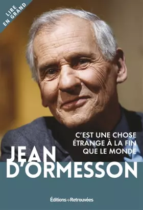 Couverture du produit · C'est une chose étrange à la fin que le monde