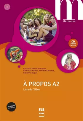 Couverture du produit · A PROPOS A2-LIVRE ELEVE+CD- NVELLE COUV