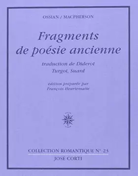 Couverture du produit · Fragments de poésie ancienne