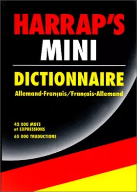 Couverture du produit · Harrap's mini. Dictionnaire Allemand-Français, Français-Allemand.