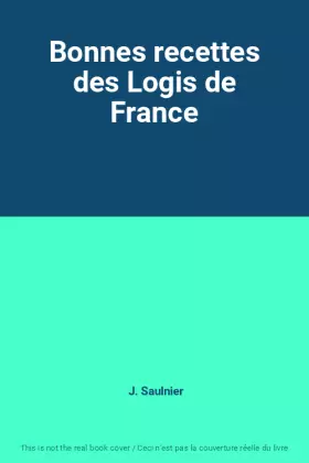 Couverture du produit · Bonnes recettes des Logis de France