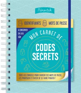 Couverture du produit · Mon carnet de codes secrets Mémoniak 2020