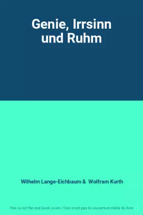 Couverture du produit · Genie, Irrsinn und Ruhm