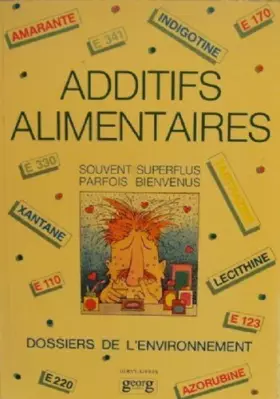 Couverture du produit · Additifs alimentaires
