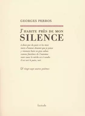 Couverture du produit · J'habite près de mon silence