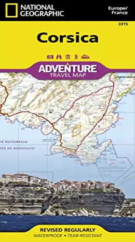 Couverture du produit · Corsica Map [France] (National Geographic Adventure Map, 3315)