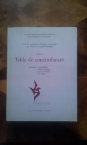 Couverture du produit · Poésies T. 2-Table des Concordances