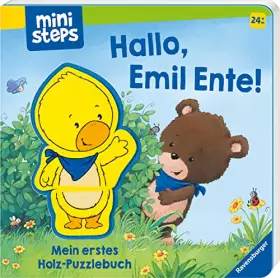 Couverture du produit · ministeps: Hallo, Emil Ente! Mein erstes Holzpuzzle-Buch: Ab 24 Monate