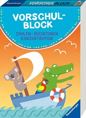 Couverture du produit · Vorschulblock: Zahlen, Buchstaben, Konzentration