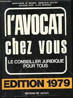 Couverture du produit · L'avocat chez vous : le conseiller juridique pour tous