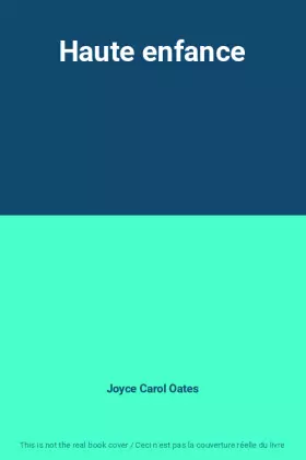 Couverture du produit · Haute enfance