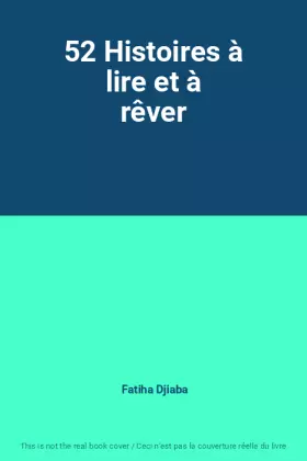 Couverture du produit · 52 Histoires à lire et à rêver