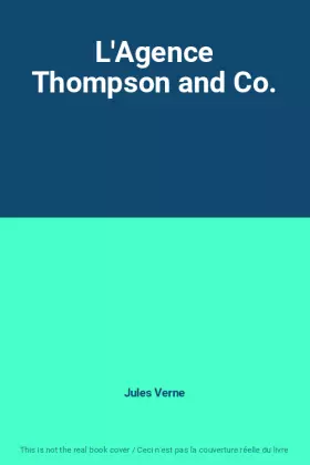 Couverture du produit · L'Agence Thompson and Co.