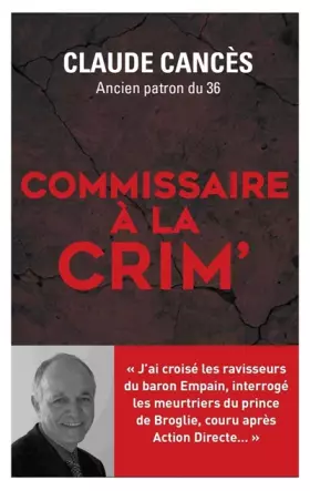 Couverture du produit · COMMISSAIRE À LA CRIM