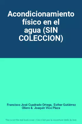 Couverture du produit · Acondicionamiento físico en el agua (SIN COLECCION)
