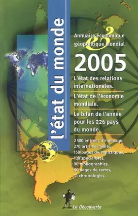 Couverture du produit · L'Etat du monde : Annuaire économique géopolitique mondial