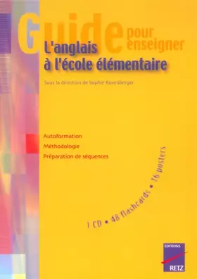 Couverture du produit · Guide pour enseigner l'anglais à l'école élémentaire (+ CD)