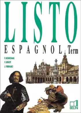 Couverture du produit · Listo, terrminales LV2. Livre de l'élève