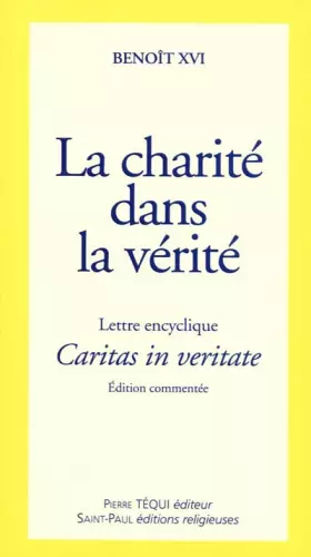 Couverture du produit · Lettre encyclique Caritas in veritate du Souverain Pontife Benoît XVI