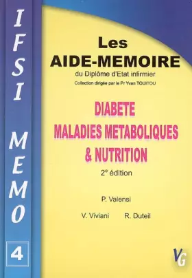 Couverture du produit · Diabète Maladies métaboliques & Nutrition
