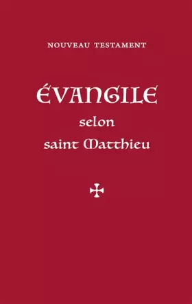 Couverture du produit · Nouveau Testament. Evangile selon saint Matthieu