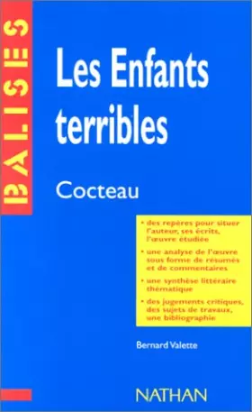 Couverture du produit · Jean Cocteau : Les Enfants terribles