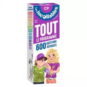 Couverture du produit · Les incollables - Tout le programme du CP - 6/7 ans: 600 questions réponses pour réviser en 2 éventails