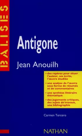 Couverture du produit · Antigone, Jean Anouilh, analyse du texte