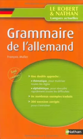 Couverture du produit · Grammaire de l'Allemand