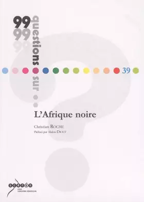 Couverture du produit · L'Afrique noire