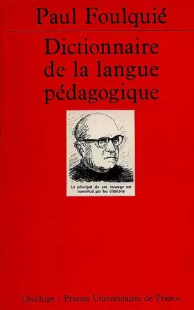 Couverture du produit · Dictionnaire de la langue pédagogique