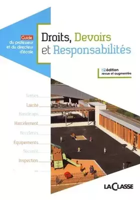 Couverture du produit · Droits, devoirs et responsabilités: Guide du professeur et du directeur d'école