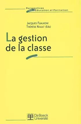 Couverture du produit · La Gestion de la classe