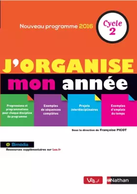 Couverture du produit · J'organise mon année - Cycle 2