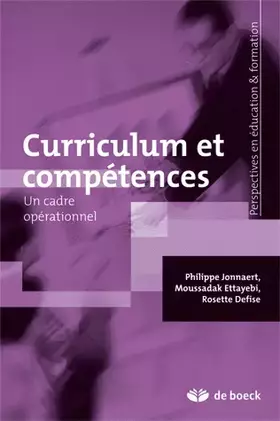 Couverture du produit · Curriculum et compétences: Un cadre opérationnel (2009)