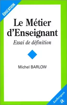 Couverture du produit · Le métier d'enseignant
