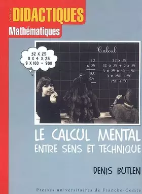 Couverture du produit · Le calcul mental entre sens et technique
