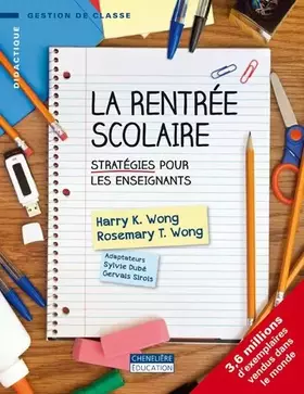 Couverture du produit · La rentrée scolaire: Stratégies pour les enseignants