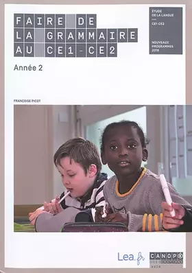 Couverture du produit · Faire de la grammaire au CE1-CE2 : Année 2