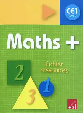 Couverture du produit · Maths + CE1 Cycle 2: Fichier ressources