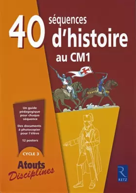 Couverture du produit · 40 séquences d'histoire au CM1