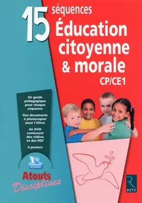Couverture du produit · 15 séquences éducation citoyenne & morale (+ DVD)
