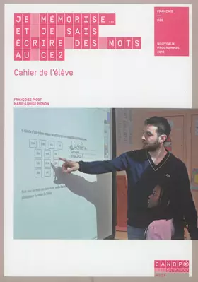 Couverture du produit · Je mémorise et je sais écrire des mots au CE2 : Cahier de l'élève