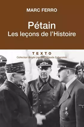 Couverture du produit · Pétain. Les leçons de l'Histoire