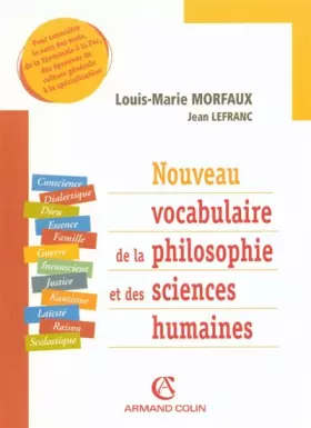 Couverture du produit · Nouveau vocabulaire de la philosophie et des sciences humaines