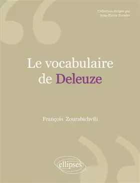 Couverture du produit · Le vocabulaire de Deleuze