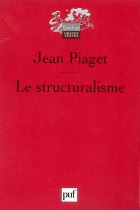Couverture du produit · Le structuralisme