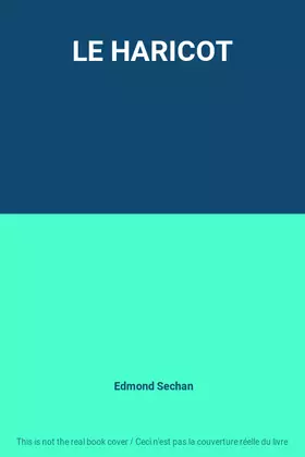 Couverture du produit · LE HARICOT