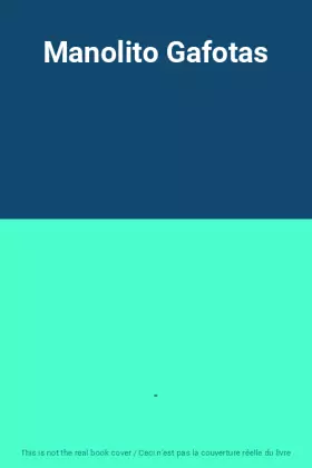 Couverture du produit · Manolito Gafotas